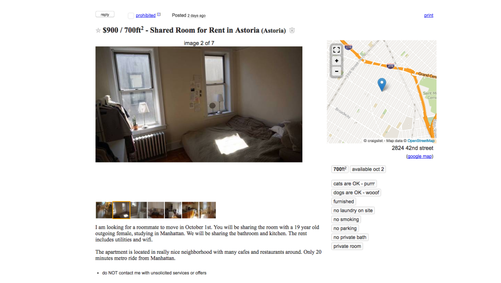 Picture of: Classic Craigslist: These roommates want $/month for a SHARED