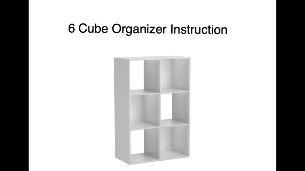 Picture of: Mainstays -Cube Organizer Assembly