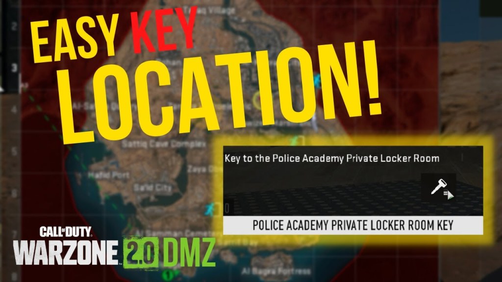 Picture of: Police Academy Private Locker Room key LOCATION GUIDE  Call of Duty  Warzone