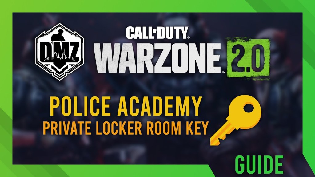 Picture of: Police Academy Private Locker Room Key  Location Guide  DMZ Guide  Simple