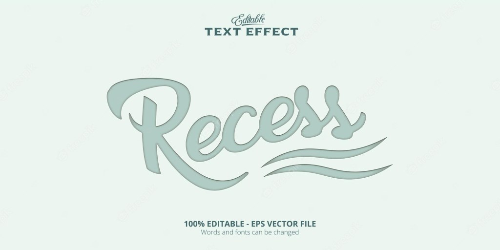 Picture of: Premium Vector  Editable recess text effect, blue background